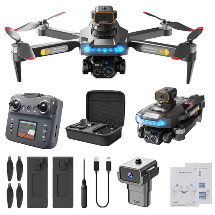 P15%20Pro%20Drone%20with%20Screen%20Remote%20Controller%20+%202%20Batteries%20%E2%80%93%20Foldable%204K%20HD%20Camera%20RC%20Quadcopter,%20FPV%20Aerial%20Photography%20-%20Image%202
