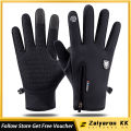 Zaiyarou KK 1 Pairs Gloves Cycling Gloves  Outdoor Windproof Waterproof Touch Screen Gloves All Finger Sports Gloves Winter Insulation Gloves Cycling Gloves Skiing Gloves. 