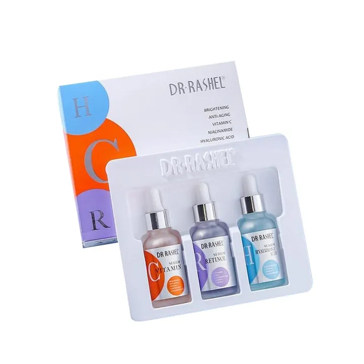 Dr. Rashel Anti-Aging Moisturizing Complete Facial Serum Set 3 Pack DRL 1616 - 30ml x 3