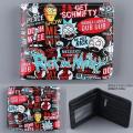【BestGO】Casual Leather Purse Anime Cartoon Rick and Morty Wallets carteira Lovely Card Money Bags for Kids Boy Girl Folded Short Wallet. 