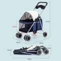 Pet Trolley / Pets Stroller / Cat Stroller Dog StrollerPet Foldable Trolley pet Stroller Puppy stroller Cat stroller car. 