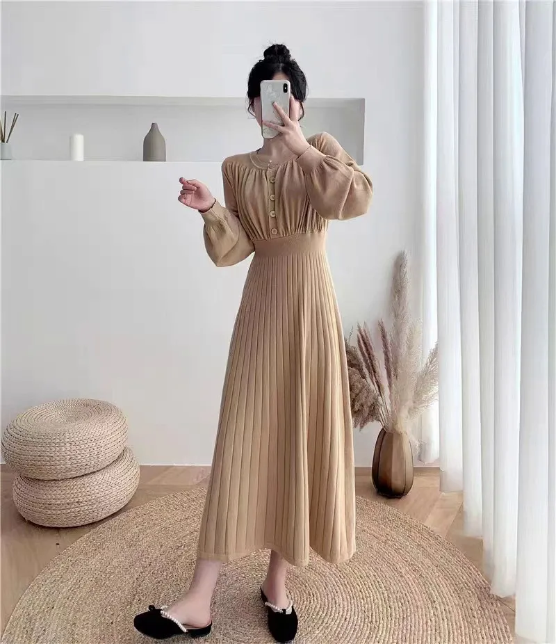 slim fit dress slacks Fashion Autumn Winter Korean Style Loose Top Knitted Two Piece Sweater   Shanvis