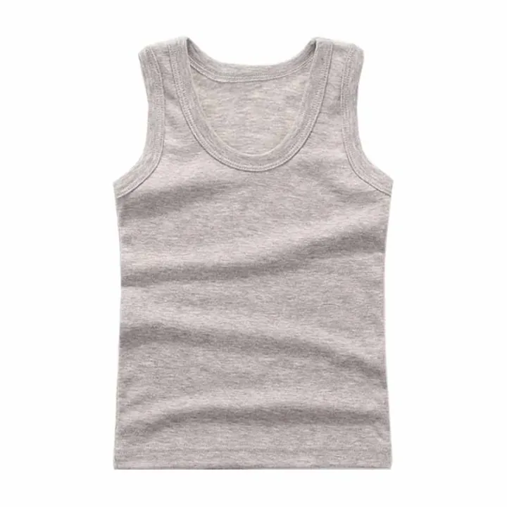 Year%202%20sleeveless%20shirt%20top%20vest%20boys%20underwear%20kids%20vest%20summer%20girls%20solid%20color%20vest%20boys%20clothes%20cotton%20T%20to%2012%20-%20Image%205