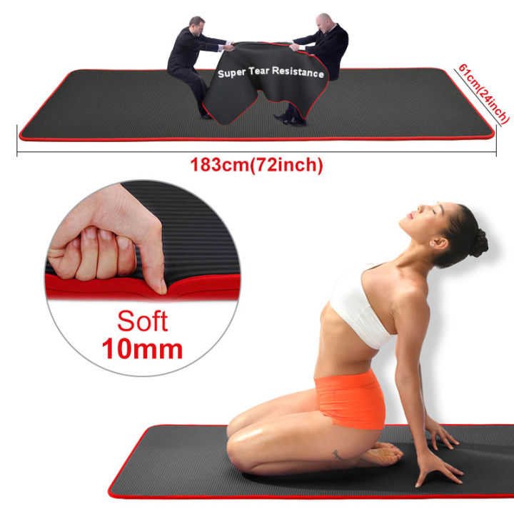 10mm%20Thickened%20Non-slip%20Yoga%20Mats%20Tear%20Resistant%20NBR%20Fitness%20Mats%20Sports%20Gym%20Pilates%20Pads%20With%20Yoga%20Mat%20Bag%20Strap%20-%20Image%202