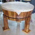 24/ 30 inch Banku Rabana with 3 wooden trunks (Stands) බංකු රබාන Traditional percussion instrument for played at festive occasions by two or more people රබන්. 