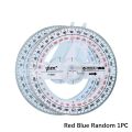【Quality】 180/360 Protractor Durable Triangle/Half Round Transparent Drawing Angle Ruler Geometry Drawing Design. 