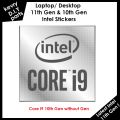 （New）Intel Core i7, i7 11th Gen, i9 10th Gen Nvidia Geforce RTX GeForce G-YNC Ultimate GTX Laptop Dektop Label CPU ticker - 1 pc. 