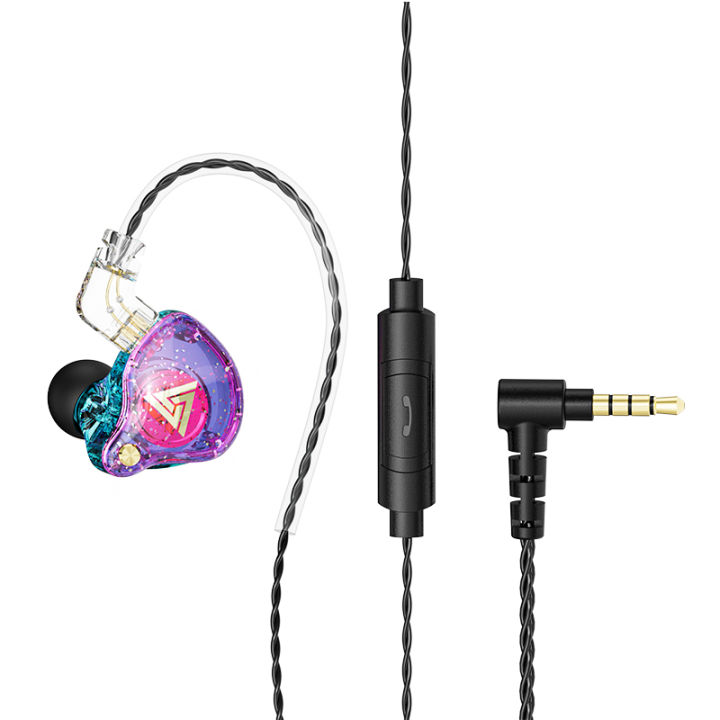 QKZ AK6 PRO In-Ear Wired Stage Monitoring IEM Earphone with Detachable ...