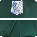 Japanese Anime Cosplay Costume Hoodie Attack on Titan Cloak Shingeki No Kyojin Scouting Legion Green Cape Fashion Mens Clothes. 