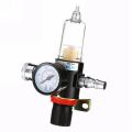 1/4 Air Compressor Filter Water Separator Trap Tools Kit With Regulator AFR-2000. 