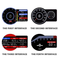 OBD2 Meter Dashboard Speed RPM Water Temperature Voltage Gauge Digital Display, OBDII Head Up Display for Car. 