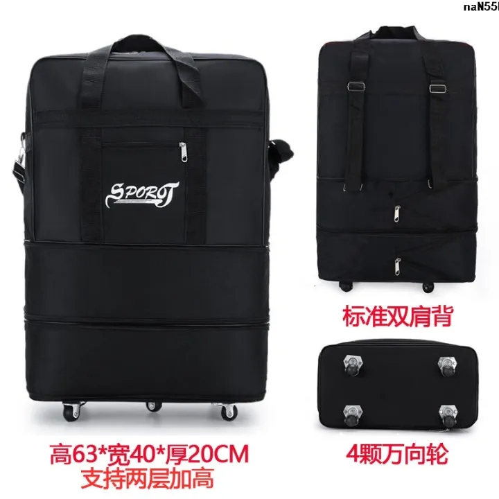 Handbag%20Folding%20Bag%20Folding%20Travel%20Bag%20Waterproof%20Luggage%20Bag%20out%20Buggy%20Bag%20with%20Wheels%20Large%20Capacity%20Female%20Slippers%20Aviation%20*%20-%20Image%209