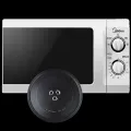 245mm Microwave Oven Glass Disc Tray Turntable Y type bottom Flat Pallet Plates. 