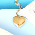 Heart Locket Pendants Necklaces For Women photo frame Valentine lovers Necklace. 