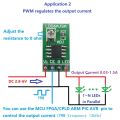 10PCS DC3.3/3.7/5V LDO6AJSA Constant Current Adjustable Module PWM Control Board. 