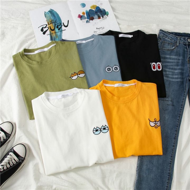 IELGY%20summer%20women's%20new%20half-sleeved%20shirt%20tide%20ins%20short-sleeved%20t-shirt%20-%20Image%204