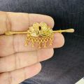 ESH Gold plated Stylish small hansaputtuwa agasthi Kandiyan saree Brooch / Saree Pin For Women. 