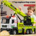 Enigma- Movable Joints Truck Toy Interactive Crane Truck Toy with Lights Sounds for Kids Perfect Birthday Gift for Boys Realistic Construction Vehicle Model Construction Truck Toy. 