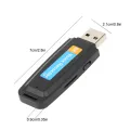 USB 2.0 disc-shaped digital recorder Digital voice Flash player Mini audio for conferences Meeting class. 