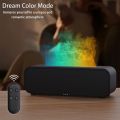 ARMICO Dream Color Flame Diffuser Humidifier, Music Sync Ultra-Quiet Aroma Essential Oil Diffuser, 250ml Aromatherapy Mist Humidifier with Auto-Off, Timeable for Bedroom, Home, Office(Black). 