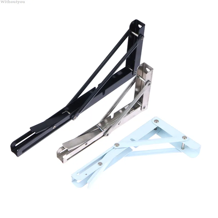 Withoutyou%20Hardware%20table%20wall%20mounted%20support%20heavy%20duty%20stainless%20steel%20Sales%20promotion%20bracket%20fold%201pc%20multiple%20size%20triangle%20angle%20shelf%20home%20-%20Image%202