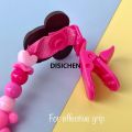 DISICHEN 2 IN 1 Baby Pacifier Toy Dual Use Clip Anti Lost Holder Fifty percent discount Chain Teether Hanger Newborn Dummy Holder 安抚奶嘴夹扣带. 