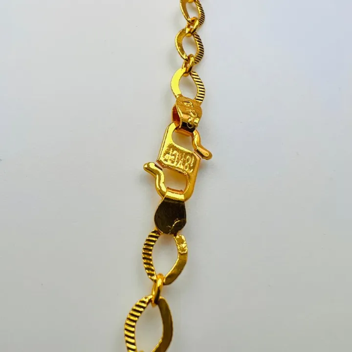 Gold%20Plated%2018/24%20INCH%204MM%20LINK%20Chain%20with%20sun%20Theme%20Pendent%20and%20Earrings%20and%2004mm%20Bracelet%20Party%20Wedding%20Send%20it%20as%20a%20gift%20or%20keep%20it%20as%20a%20lovely%20collection%20-%20Image%204