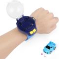 Watch Remote Control Car Toy - 2.4 GHz Mini Watch Car Toys with USB Charging, Cartoon RC Small Car Wrist Racing Car Watch Gift for 3-12 Y Boys and Girls. 