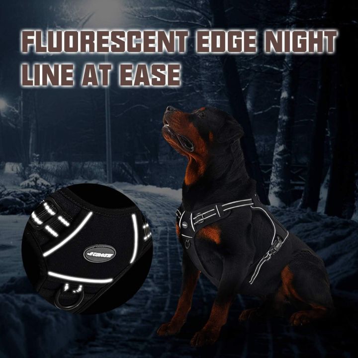Dog%20Harness%20Pet%20Leash%20Lead%20Set%20for%20Small%20Medium%20Large%20Dogs,%20Adjustable%20Reflective%20No-Pull%20Padded%20Puppy%20Dog%20Harness%20Collar%20Chest%20Vest%20with%20Handle%20Training%20Walking%20Leash,%20Saddle%20Style%20Mesh%20Dog%20Harness%20Comfortable%20Harness%20for%20Small%20to%20Large%20Dogs%20-%20Image%204