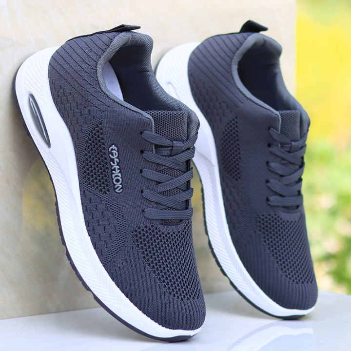 Black Shoes Men's Summer Breathable2023New Mesh Shoes