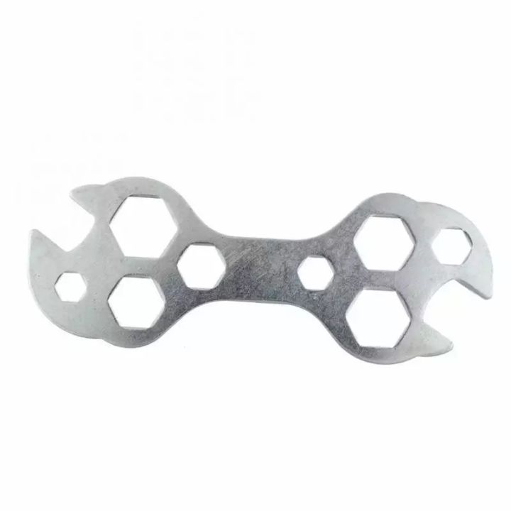 Bicycle Wrench 1Pc Multiple Sizes 13 Holes Key Galvanized Steel Repair