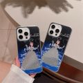 Max X16 Prone 11 for iPho Luxury Disney Cinderella Girl Liquid Quicksand Phone Case Suitable for 12 13 14 15 XS XR Cartoon Shockproof Case. 
