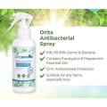 ORITA Antibacterial Spray Eucalyptus & Peppermint Essentials Oil 12 Hour Protection 200ml SAB (FROM MALAYSIA). 