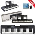 Casio CT-S300 Casiotone 61-Key Portable Keyboard with Power Adaptor, USB Connectivity & Music Rest | Touch RespCasio CT-S300 Casiotone, 61-Key Portable Keyboard with power Adaptor, USB, music rest 1 year company warranty (CT-S300) organ musical instrument. 