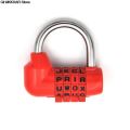 1 High grade Security Padlock 4 Dial Digit Letter Combination Travel Security Code Lock Diary Password Padlock. 