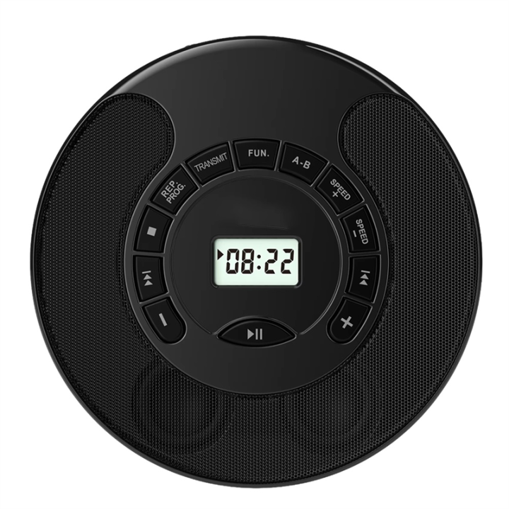 New Portable CD Player ,Dual Bluetooth Model,USB Player,Dual Stereo Speakers,A-B Repeat,AUX ,Play Speed Control Black