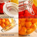 Square/Hexagonal  Glass Food Storage Jars with Airtight Clamp Lids. 