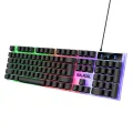 BAJEAL K35 Backlit Mechanical Feel Gaming Keyboard 104 Keys USB Wired Gaming Keyboard. 