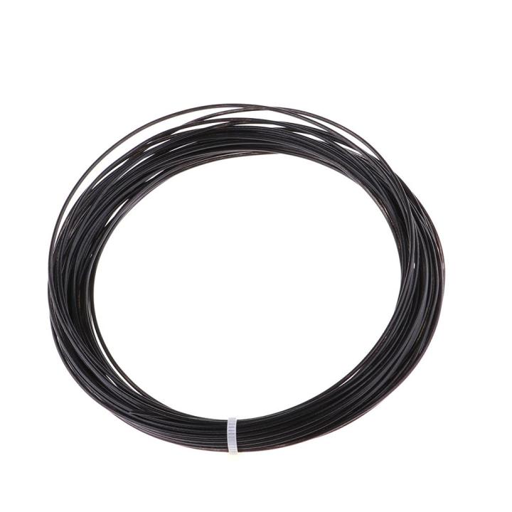 2X 12m Tennis Racket Racquet String High Elastic Thread Line Black ...