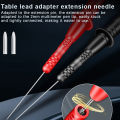 PT2003 1 Pair Universal Multimeter Test Probe Tip Test Lead Extention Piercing Needle Tip Probe Detachable Accessories. 