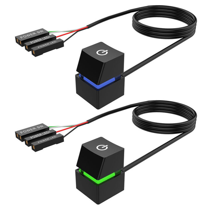 On/off Pc Power Button Switch Cable Portable Desk Computer Switches ...