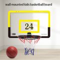 Indoor Mini Basketball Hoop Set for Kids Adjustable Mini Basketball Hoop Set Basketball Toy Gifts for Kids Teens Black. 