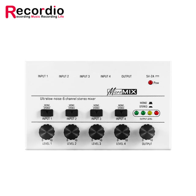 Gax-Mx4%204%20Channels%20Stereo%20Mixer%20Line%20Mono%20Audio%20Mixer%20With%20Mini%20Sound%20Mixer%20-%20Image%204
