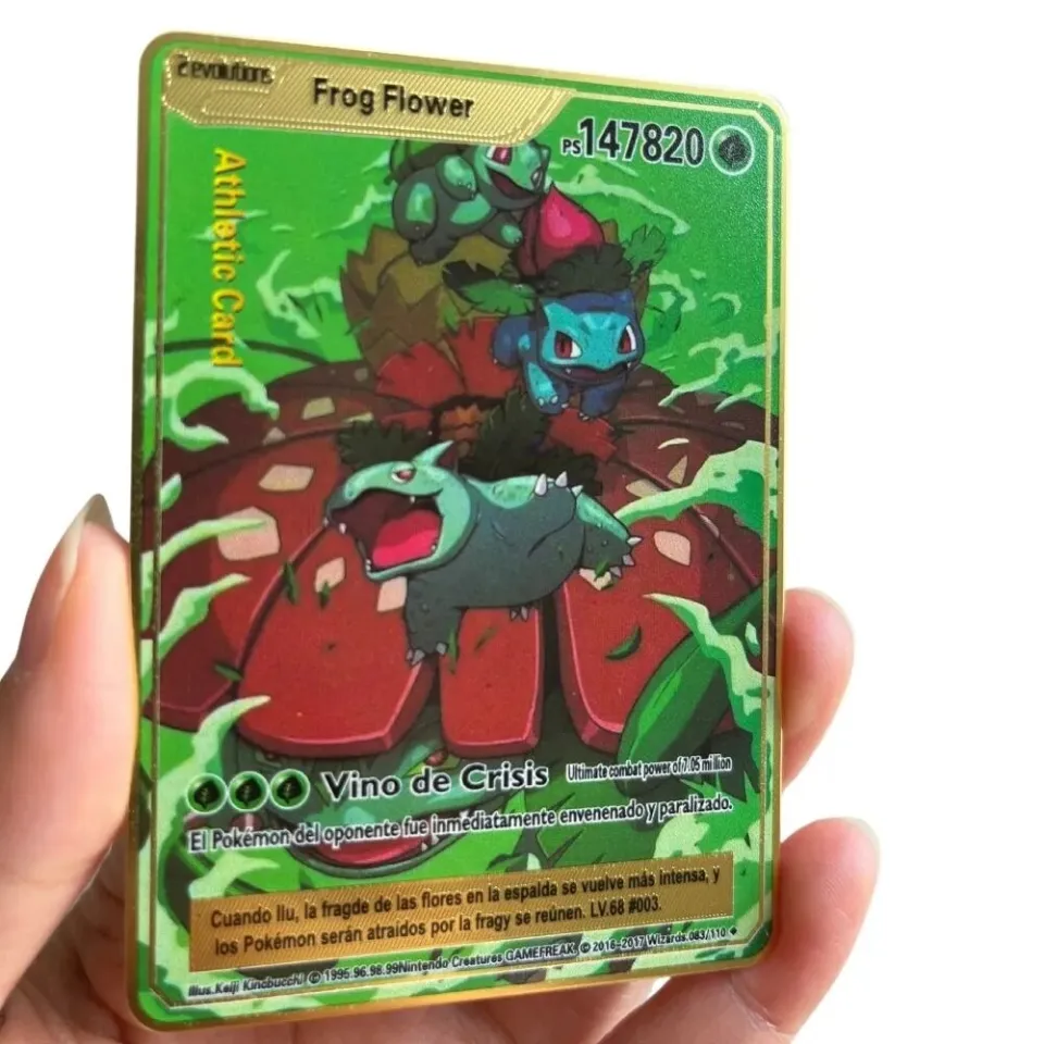 gold frog flower pokemon card Nostalgix TCG - Day Zero