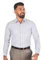 SIGNATURE MEN'S FORMAL BLUE COLOR LONG SLEEVE SHIRT. 