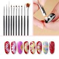 Professional Nail Art Brush Set (15 pieces). 