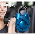 Master Keyless Lock Portable Combination Directional Password Padlock Gym School Health Club Security Locker Door Lock Black. 