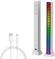 【Tento】White 32 Bead Lamp with Voice Control Rhythm Light - Enhance Your Space with RGB Effects. 