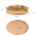 High Quality Hair Comb Bamboo Airbag Massage Comb wooden brush Solid Wood Bamboo Cushion Anti-Static Hair Brush Combs Travel. 