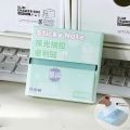 New Pull Out Design Sticky Notes Macaron Color Translucent Memo Pad Paper Self-Adhesive DIY Planner Sticker Office School Stationery. 